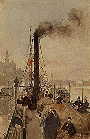 Auf dem Dampfschiff Maria Anna 1837