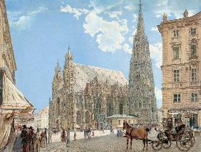 Der Stephansdom in Wien 1831