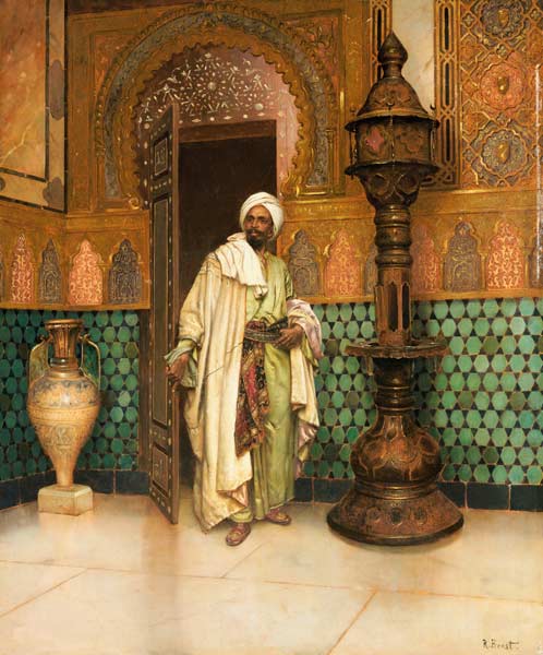 Araber in einem Palast von Rudolph Ernst