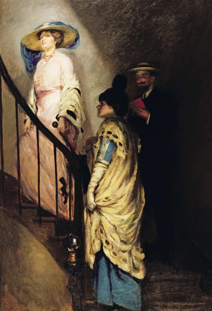 Das Treffen auf der Treppe von Rupert Charles Wolston Bunny