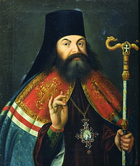 Portrait of Theofan Prokopovich von Russian School