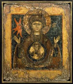 The Mother of God of the Sign, icon late 17th