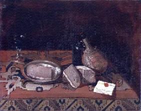 Still Life with a Carpet Tablecloth c.1730