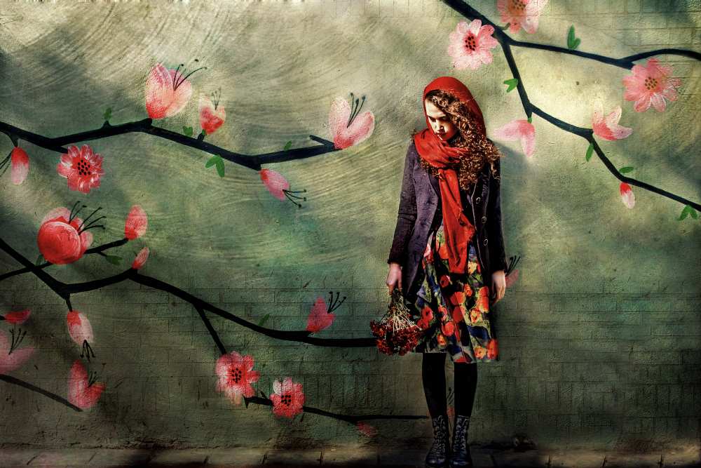 flower girl von Sahar Karami