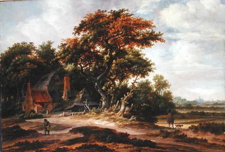 Wooded Landscape near Haarlem von Salomon Rombouts