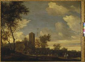 Das Fest unter dem Maibaum. 1655
