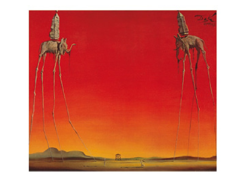 Les Elephants  - (SD-82) von Salvador Dali