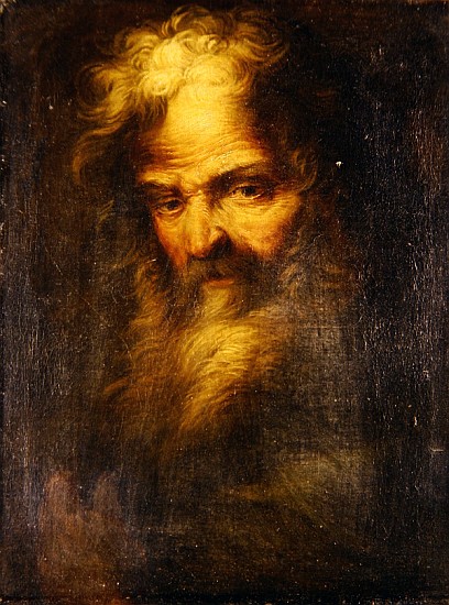 Bearded prophet von Salvator Rosa