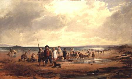 Children Playing on a Beach von Samuel Bough