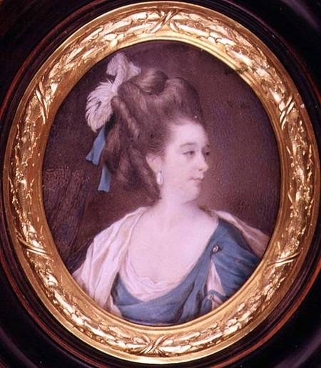 Mrs Yates, an actress, 1776 von Samuel Codes