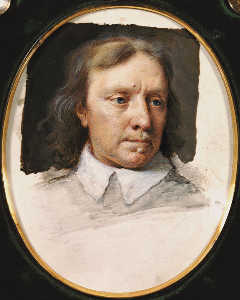 Miniature of Oliver Cromwell (unfinished) von Samuel Cooper