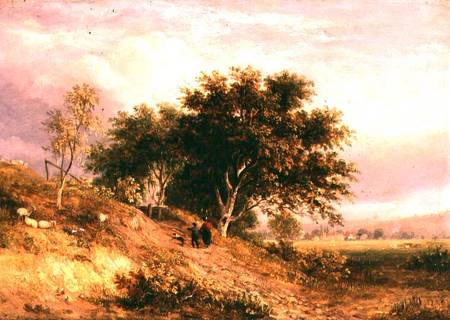 English Rural Landscape von Samuel David Colkett