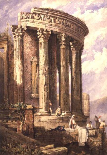 Tivoli, Temple of the Sibyl von Samuel Prout