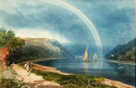 Rainbow on the River Avon von Samuel R.W.S. Jackson