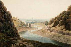 The Avon and Old Hotwell House from St. Vincent's Rocks c. 1825