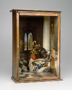Perspective Box of a Dutch Interior 1663