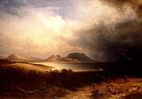 Blick auf den Balaton (Sturm über dem Balaton) 1851