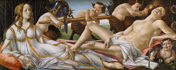 Venus und Mars von Sandro Botticelli