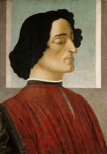 Porträt des Giuliano de´Medici von Sandro Botticelli