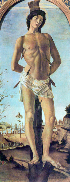 Der heilige Sebastian von Sandro Botticelli