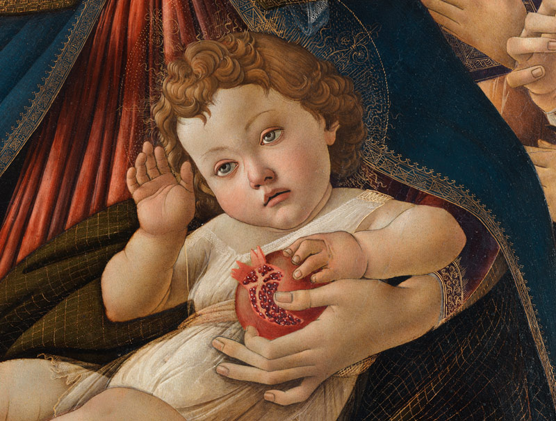 Madonna Granatapfel von Sandro Botticelli