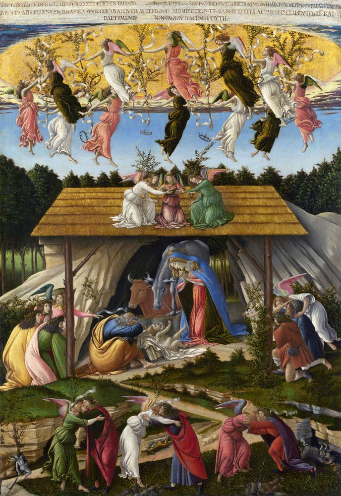 Mystic Nativity von Sandro Botticelli