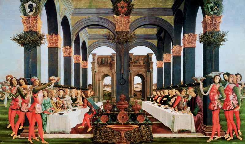 The Wedding Feast von Sandro Botticelli
