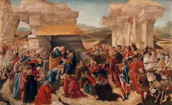 Adoration of the Kings / Botticelli von Sandro Botticelli
