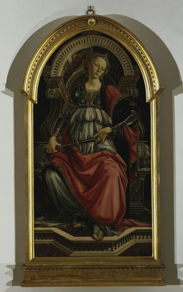 Botticelli / Fortitudo / 1470 von Sandro Botticelli