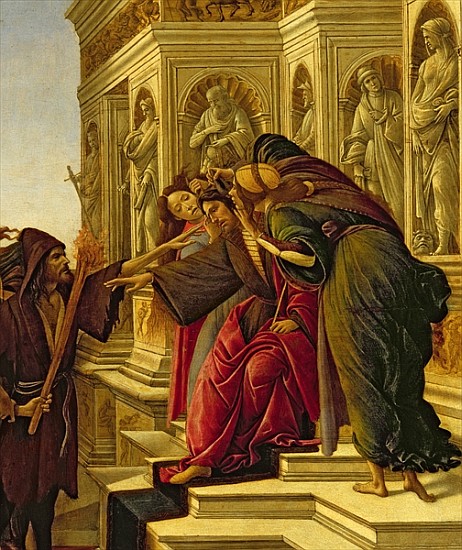 Calumny of Apelles, 1497-98 (detail of 209275) von Sandro Botticelli
