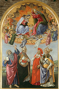 Krönung Mariae von Sandro Botticelli