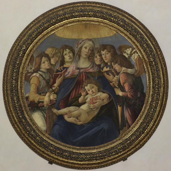 Madonna with Pomegranate / Botticelli von Sandro Botticelli