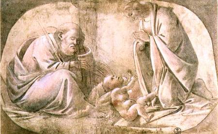 Nativity (pen & ink with gouache) von Sandro Botticelli
