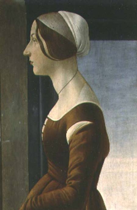 Portrait of a Woman (the Beautiful Simonetta) von Sandro Botticelli