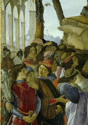 Botticelli / Adoration of Kings, Detail