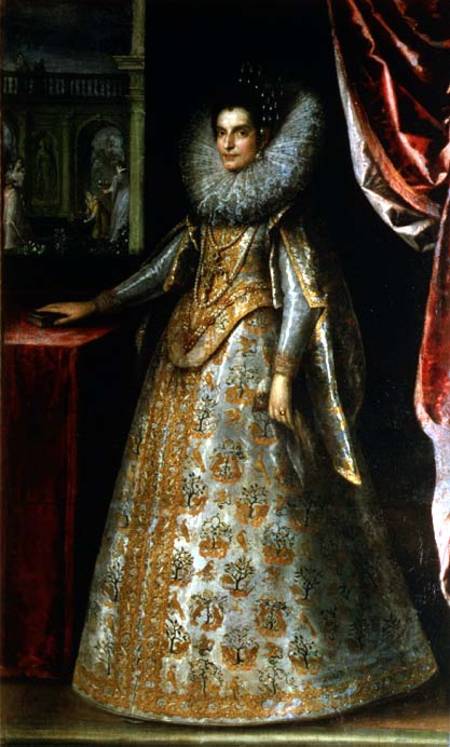 Portrait of Laura d'Este (pair of 78786) von Sante Peranda