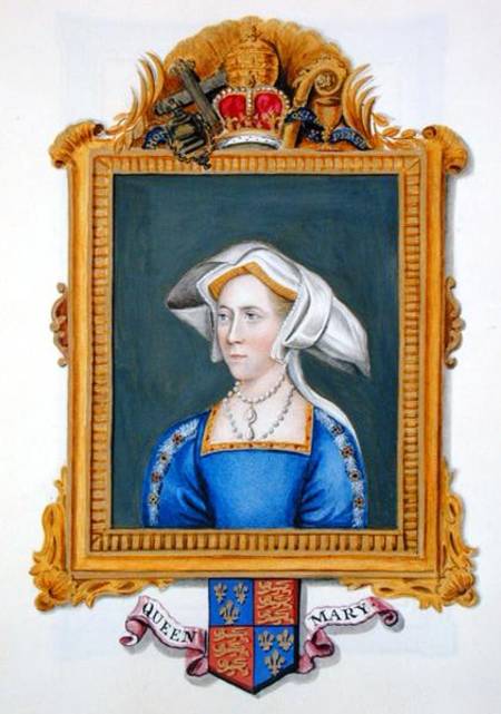 Portrait of Anne Boleyn wrongly called Queen Mary from 'Memoirs of the Court of Queen Elizabeth' von Sarah Countess of Essex