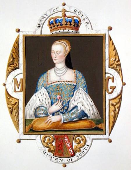 Portrait of Mary of Guise (1515-60) Queen of Scotland from 'Memoirs of the Court of Queen Elizabeth' von Sarah Countess of Essex