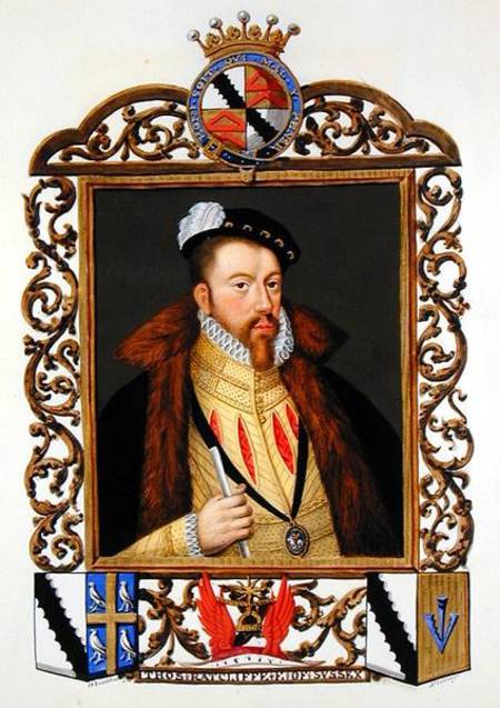 Portrait of Thomas Radcliffe (c.1526-d.1583) 3rd Earl of Sussex from 'Memoirs of the Court of Queen von Sarah Countess of Essex