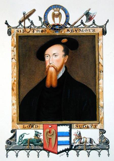 Portrait of Thomas Seymour (1508-49) 1st Baron of Sudeley from 'Memoirs of the court of Queen Elizab von Sarah Countess of Essex