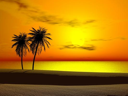 Tropical sunrise von Sarah Holmlund