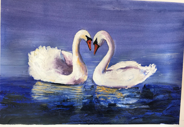 Swans von Sarah Thompson-Engels