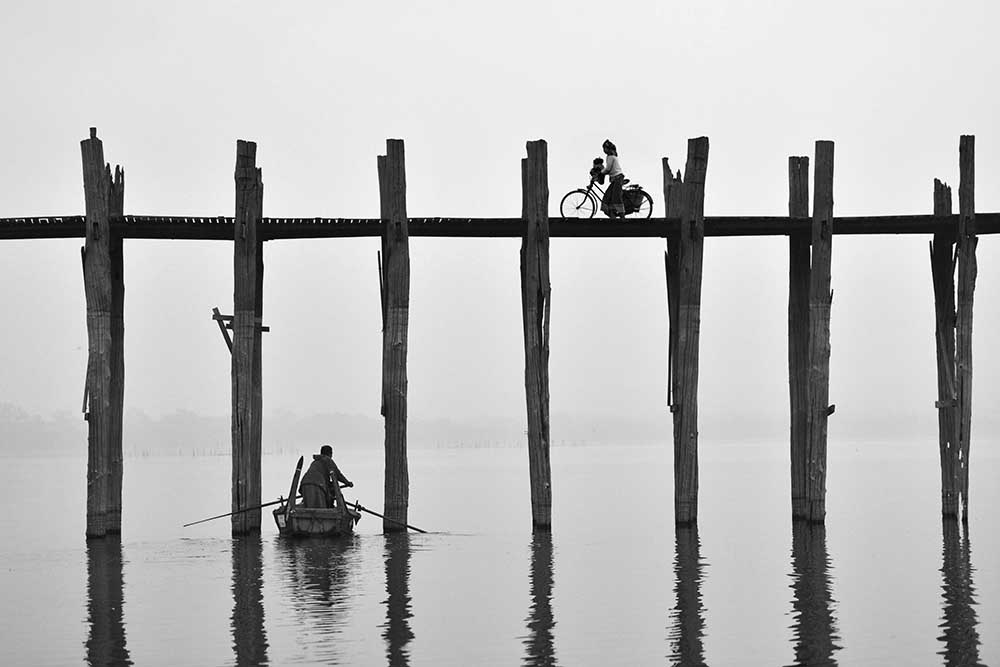 U-Bein-Brücke (Myanmar) von Sarawut Intarob