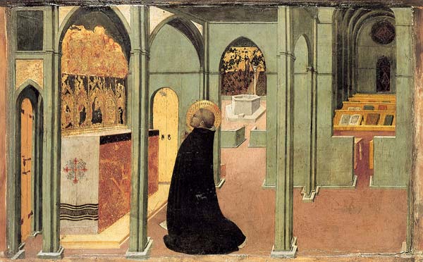 Heiliger Thomas von Aquin von Sassetta