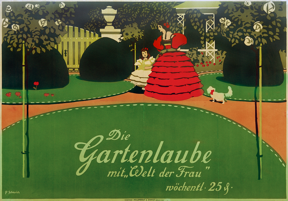 Die Gartenlaube mit 'Welt der Frau' von Scheurich Paul