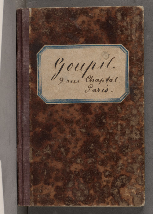 Verzeichnis der Werke für Goupil & Cie, Paris von Schreyer Adolf