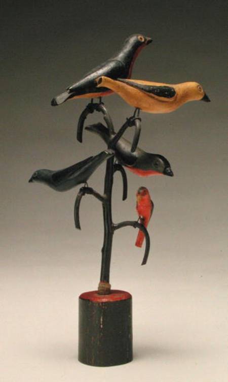 Five Birds in a Tree von 'Schtockschnitzler' Simmons