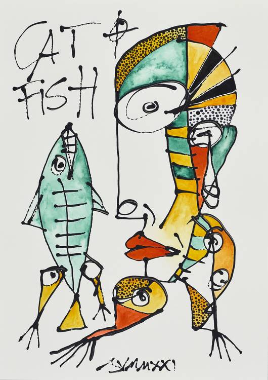 \" Josh and CatFish \" von Julius