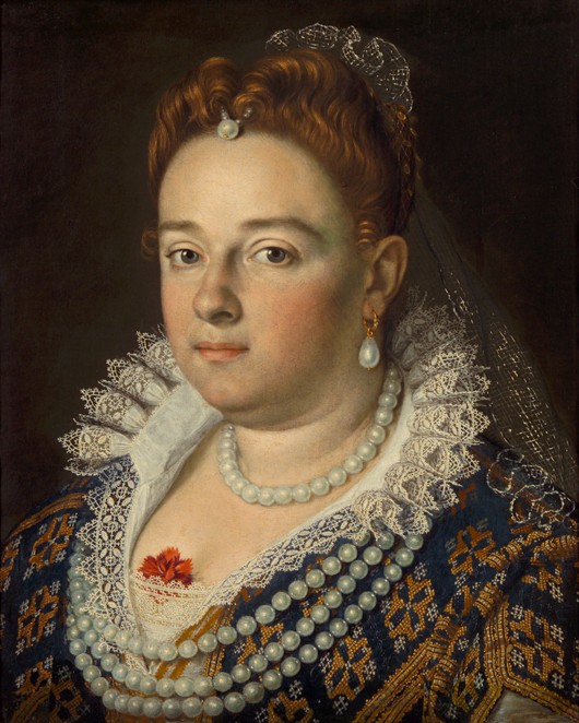Porträt von Bianca Capello, Großherzogin der Toskana von Scipione Pulzone
