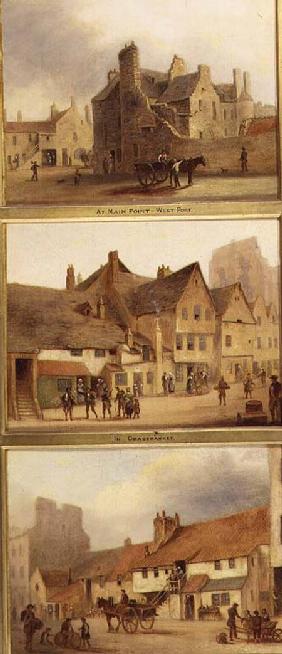 Edinburgh: Nine Views of the Old Town, At Main Point West Port, In Grass Market, In Pleasance